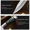 Boning Knife Meat Cleaver Stainless Steel Kitchen Mongolian Hand Meat Knife Roasted Whole Lamb Steak Knife with Knife Cover