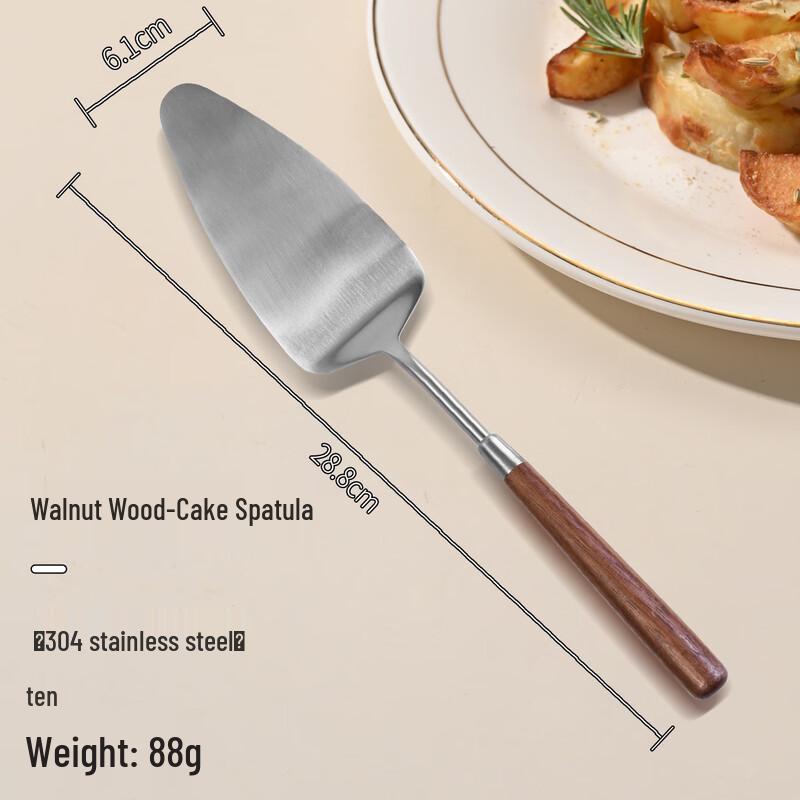 

Wutuo Stainless Steel Walnut Handle Spatulas