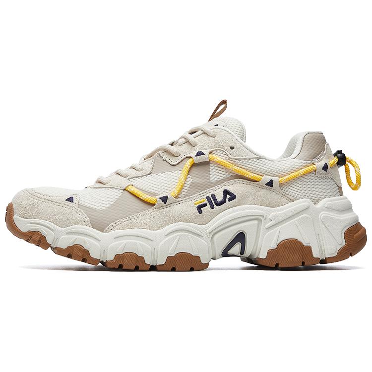 FILA Cat Claw Fabric Sports Low top Casual Shoes Men s Gray White Yellow F12M034129FTS 40