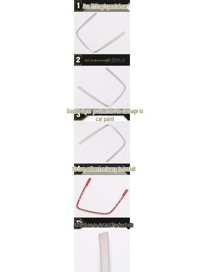 Elantra Gear Shift Bright Strip & Stainless Steel Console Decoration for 16 Models