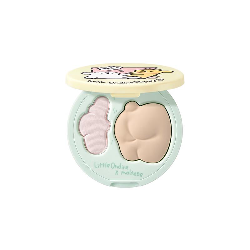 Little Ondine Line Dog Dual-Effect Luminous Highlighter Palette