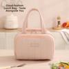 Multip-Pocket Cooler Lunch Box Insulated Design Food Storage Handbag Insulated Lunch Bag  Picnics