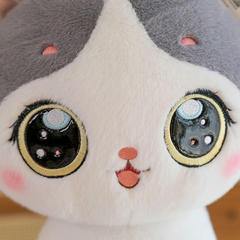 Stuffed Animal Cat Stuffed Doll Pillow Cushion Cute Kitten Doll Cat Plush Toys Sleeping Doll