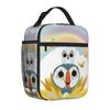 Borsa termica per il pranzo Puffin Rock Oona Baba per l'ufficio Cartone animato TV Acquerello Riutilizzabile Termica Frigo Spaziosa Borsa Bento