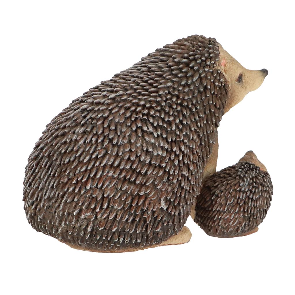 Jeż Z Małym Jeżykiem Figurka H10,8 Cm