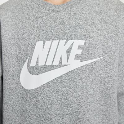 Men's Nike Sweatshirts Men's Light Gray Crew Neck Moderate Regular
