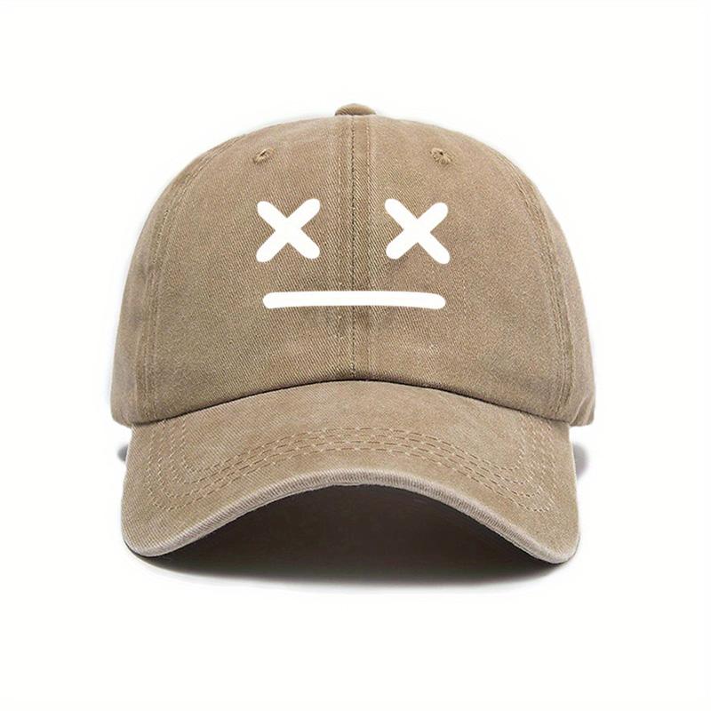 Spring and Summer Outdoor Baseball Caps for Women Multi-color Simple Printed Peaked Caps for Men Sun Protection and Versatile Casual Hats