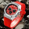 MEGIR Chronograph Fashion Sport Casual Watches for Men Silicone Waterproof Quartz Wristwatch Date Clock Reloj Hombre 2215