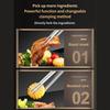 Stainless Steel Grilling Tongs with Cats Claws Shape Ergonomic Handle Heat Resistant Easy Cleaning For Family Gatherings