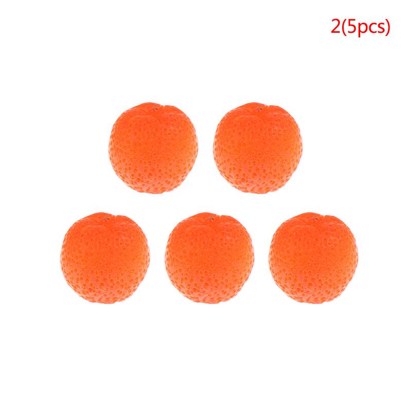 1:6/1:12 Dukkehus Mini Oransje Modell Mat Lek DIY Kjøkken Supermarked Dekor