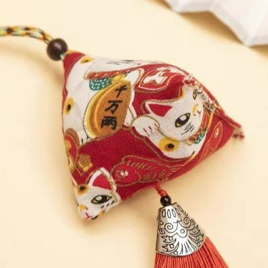 Dragon Boat Festival Mugwort Repellent Zongzi Sachet Pendant - Ideal for Company Events & Gifts