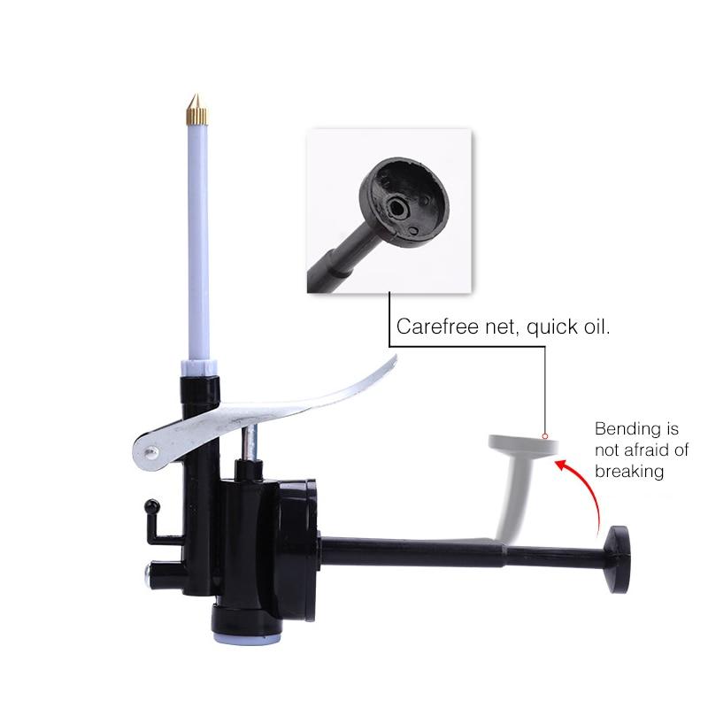 Oiler for Greasing Transparent Oil Can Lubrication High Pressure Pump Oiler Lubricating Oil Plastic Machine 250ml Grease Gun