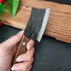 Forged Kitchen Meat Cleaver Chef Slicing Knife Stainless Steel Fish Vegetable Cutter with Wood Handle Butcher Cutting Tool