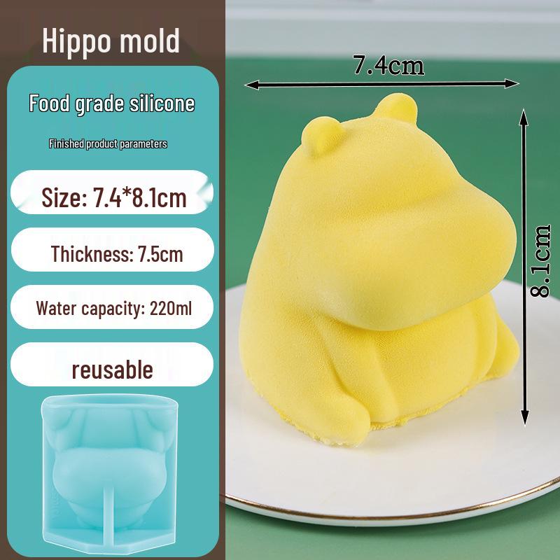 Yuanbao Horse Mousse Silicone Mold - Chocolate, Ice Cube, Dessert, Cake Decoration, Year of the Horse Baking Mold
