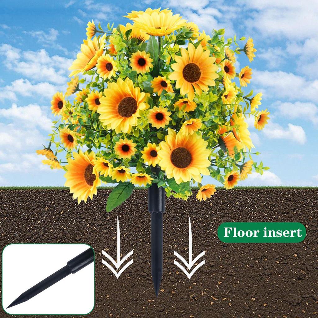 Floare Soarelui Artificială Minge Arbust Topiar Hol Intrare Nuntă Terasa Exterior Memorial