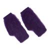 Wool Knitted Gloves Velvet Plush Mittens Lovely Half Finger Gloves  Students