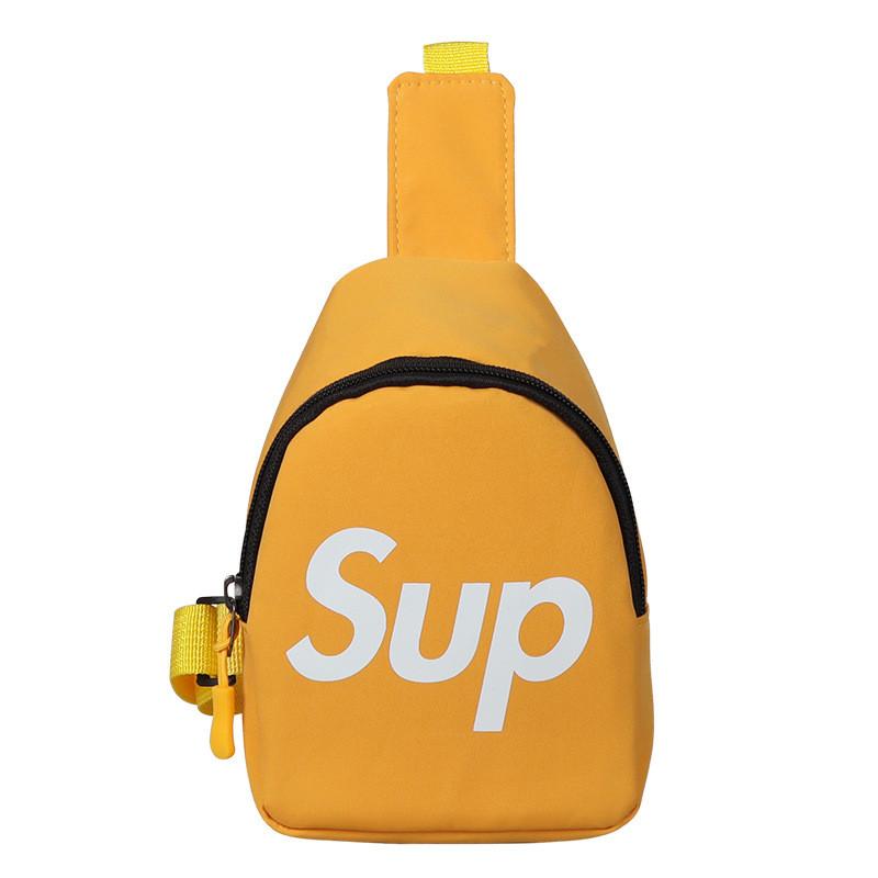 Trendiger Kinderrucksack 2024 Neuer Koreanischer Stil Buchstaben Design Niedliche Cartoon Tasche