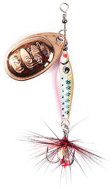 Spinning Lure with Barbed LJ TRIAN BLADE ROUND Weight 9 G