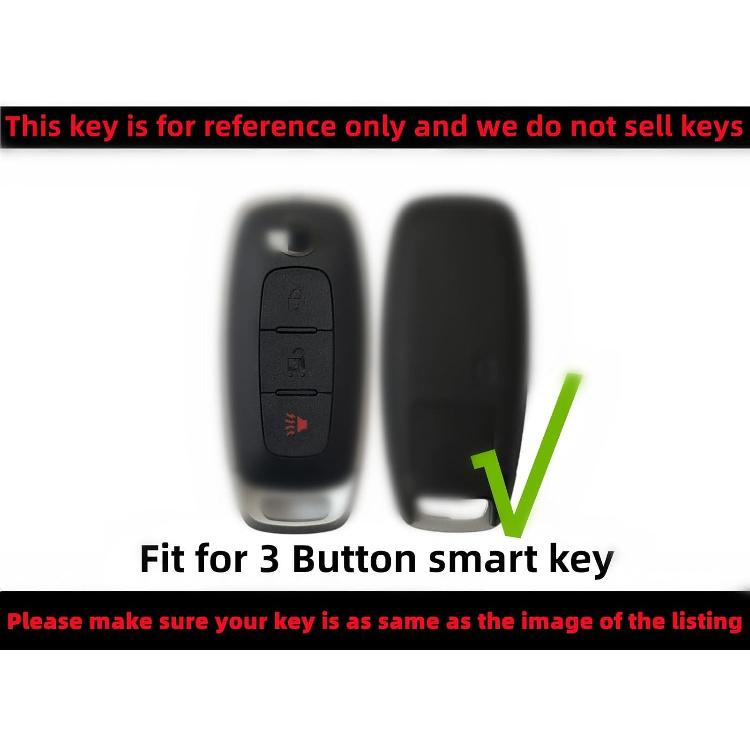 Silicone Rubber Key Fob Cover Compatible with Pathfinder Rogue Kicks 202