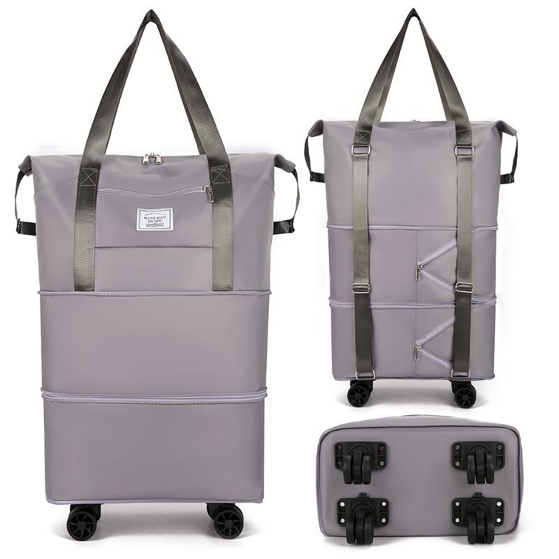 Universal wheel large-capacity travel bag short-distance work expansion luggage backpack student dormitory clothing storage bag