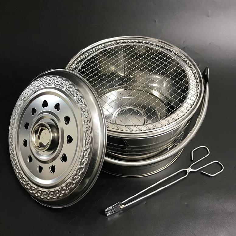 

Утолщенный угольный мангал, переносной гриль-мангал, переносная печь-барбекю для улицы, отопительная печь, угольная печь-гриль для улицы