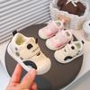 Småbarn Barn Promenadskor Tåförstärkta Baby Fritidsskor Mesh Andningsbara 2025 Ny Mode Pojkar Flickor Flats Skor Halkfria Mjuka
