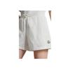 Moncler Gładkie luźne szorty casualowe z ściągaczem Damskie szorty Białe J10938H0001689AJU034