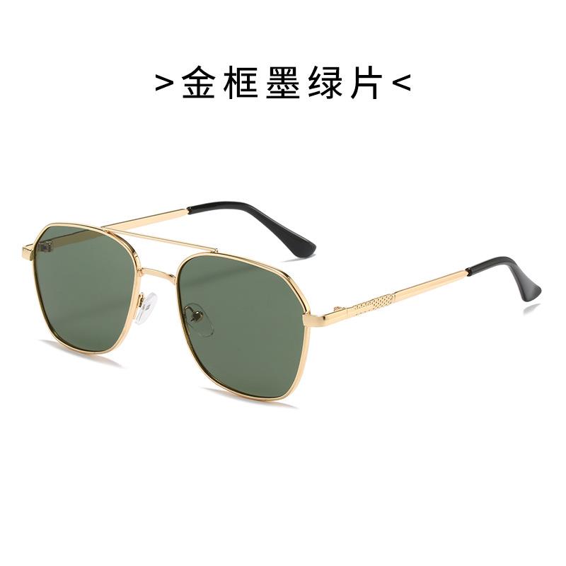Okulary przeciwsłoneczne Handel Zagraniczny Te Same Spersonalizowane Modne Okulary Męskie Metalowe Okulary Przeciwsłoneczne