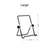 Desktop Metal Steel Multi-Angle Non-Slip Portable Foldable Adjustable Stand Holder Pad Tablet Stand Holder