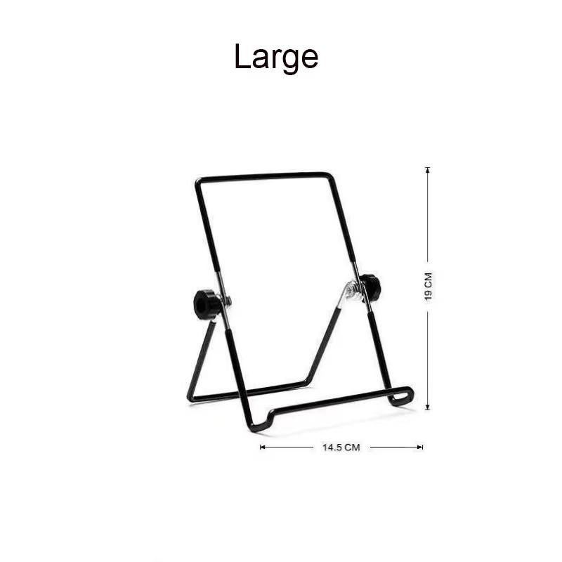 Desktop Metal Steel Multi-Angle Non-Slip Portable Foldable Adjustable Stand Holder Pad Tablet Stand Holder