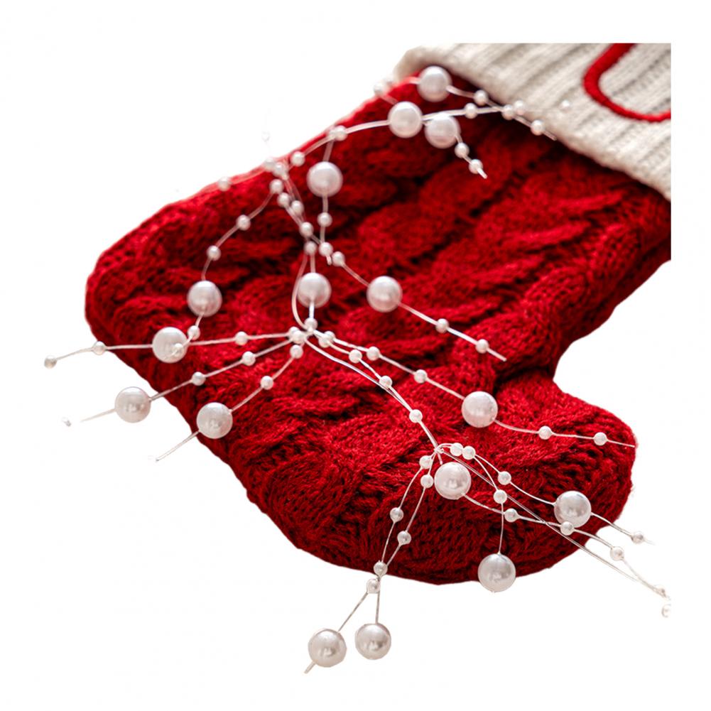 Holiday Tree Decor Christmas Tree Pendant Diy Hanging Ornament Festive Bead Strings for Xmas Tree Decoration Holiday Party Decor