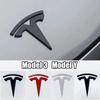 Hot Selling Car Decoration Stickers Tail Label Front Label Metal Logo for Model3/Y Personality Modification Black Label