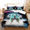 Anime Girls Hatsune Miku Weak Voice Duvet Cover Set HD Comforter Cover for Kids Bedding Sets Bedclothes Bedroom Decor