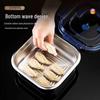 316 Stainless Steel Airtight Food Storage Container with Lid & Handle, Refrigerator-Safe Bento Box
