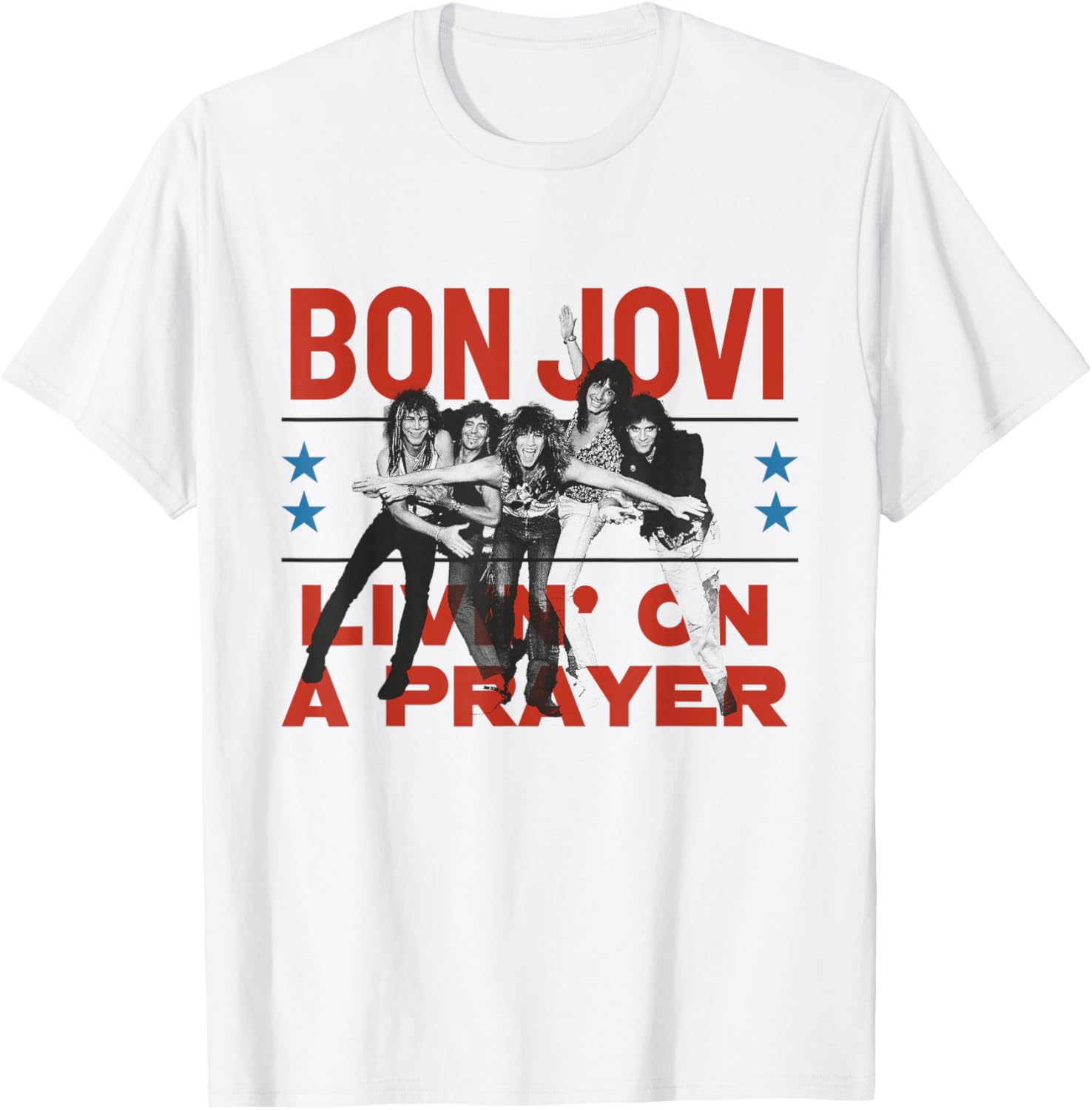 Bon Jovi Livin  On A Prayer T-shirt M