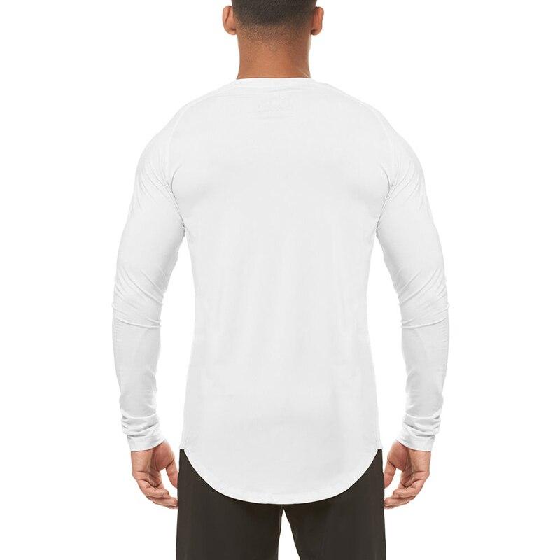 Do The Work  Men Compression Slim Fit Gym Training Jogging Autumn Breathable Casual Quick-drying Thin Basketball Long Sleeve Shirt