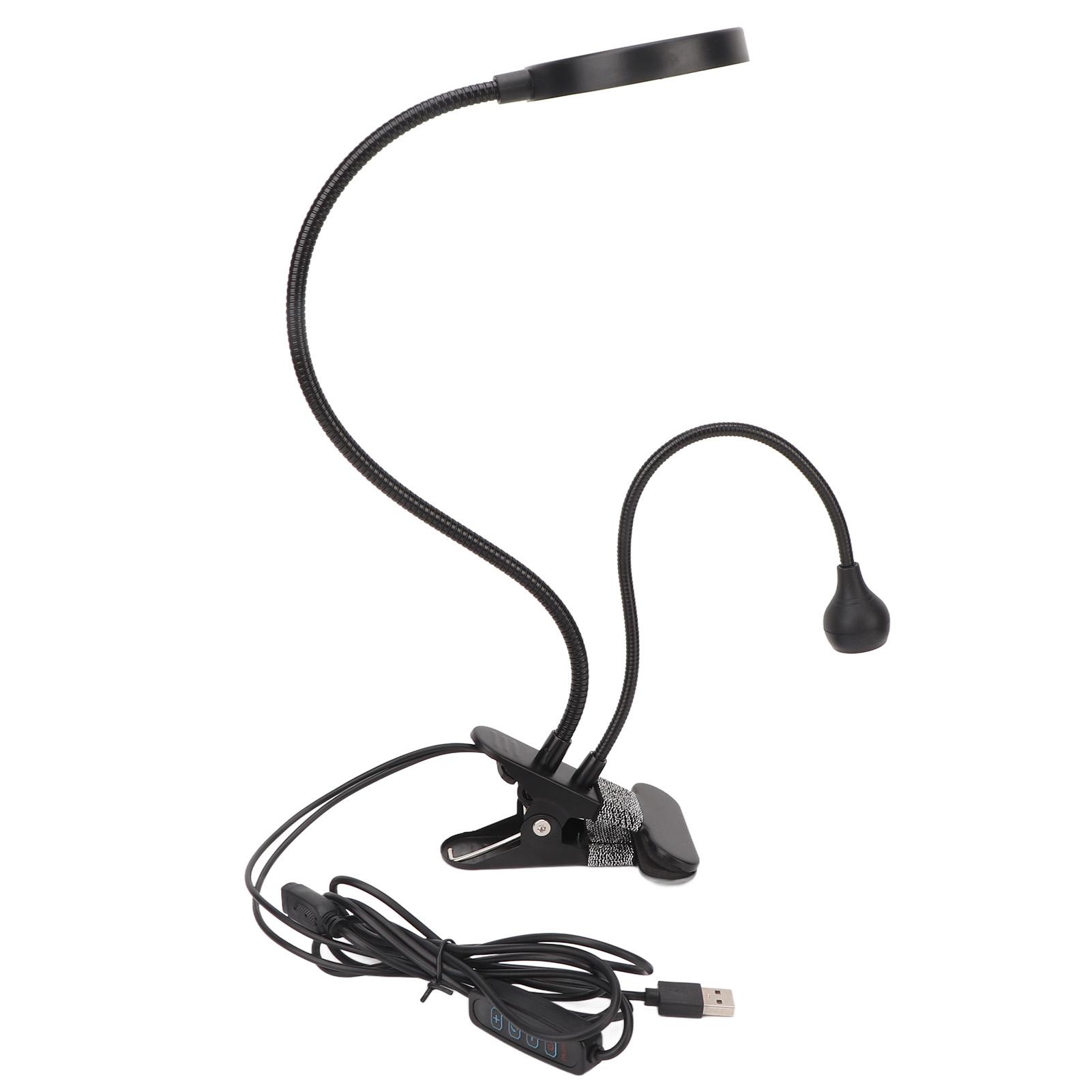 

2 в 1 Лампа для полимеризации на гибкой ножке, USB-интерфейс, регулируемая, сгибаемая УФ-лампа для маникюра