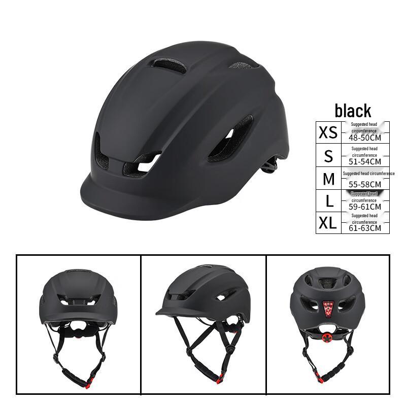 Mu Qingqing Adult Cycling and Commuter Helmet with LED Light