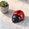Glowing Ladybug Night Light, Resin Bedside Lamp for Kids, Cute Insect Shaped Table Decor for Bedroom, Funny Small Lamp Gift