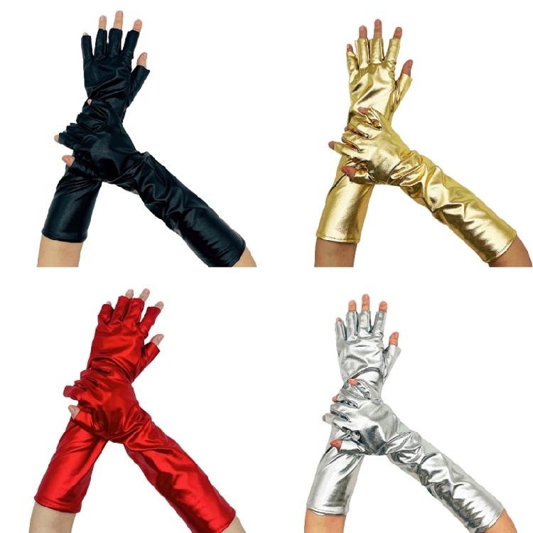 Guanti Metallici Sexy Guanti in Spandex per Opera per Donne e Ragazze Regalo