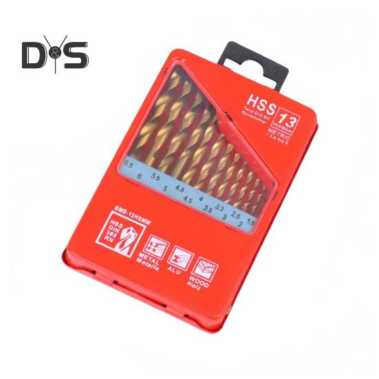 

Набор сверл с антикоррозионным титановым покрытием, широко используемые сверхпрочные спиральные стальные сверла A