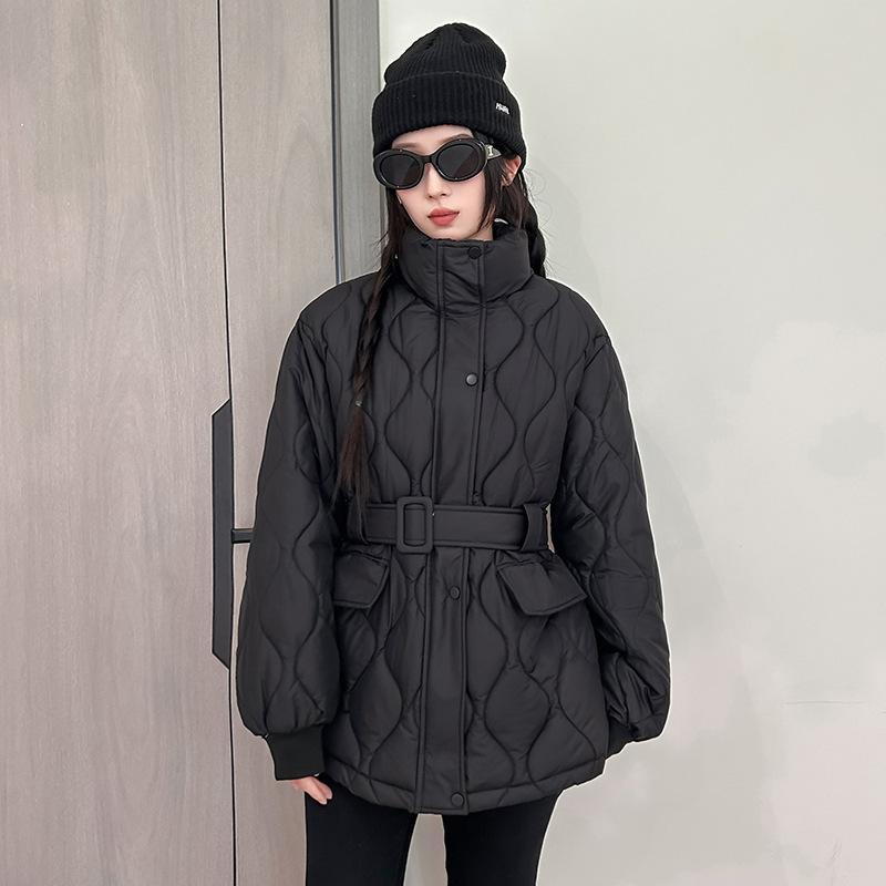 2025 Winter Short Cotton-padded Female Student New Korean Version Loose Cotton-padded Jacket Trendy Waist Thickened Cotton-padded Jacket