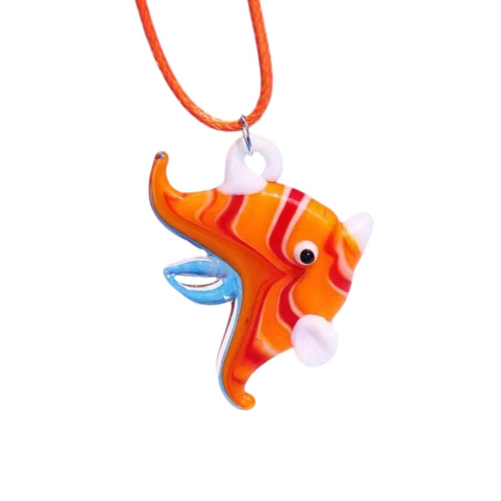 Ocean Series Pendant Necklace Adjustable Chain Necklace Fish Pendant Necklace Rope Necklace Charm Necklace for Women