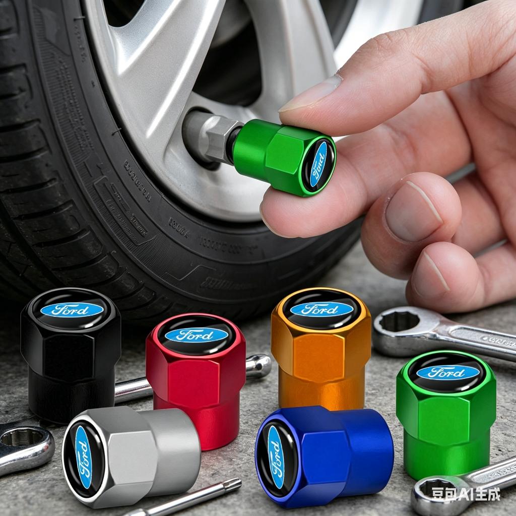For Honda cco4Pcs Car Accessories Car Tire Valve Cover Wheel Protection Dust Caps For Ford Fiesta Focus 2 mk3 Mondeo mk4 Mustang Ranger Kuga