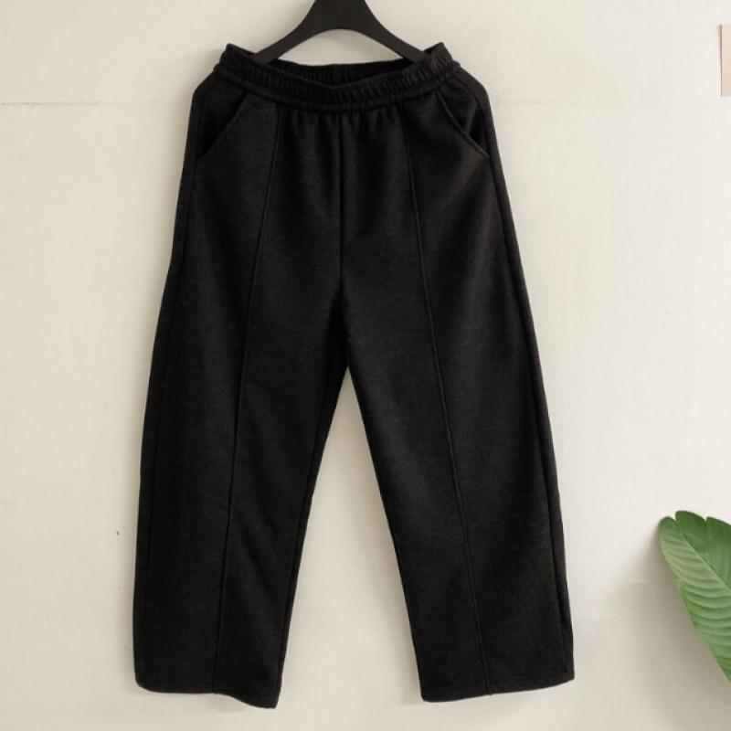 Honey J Women S Fleece Wool Cut Wide Banding pantS 2color