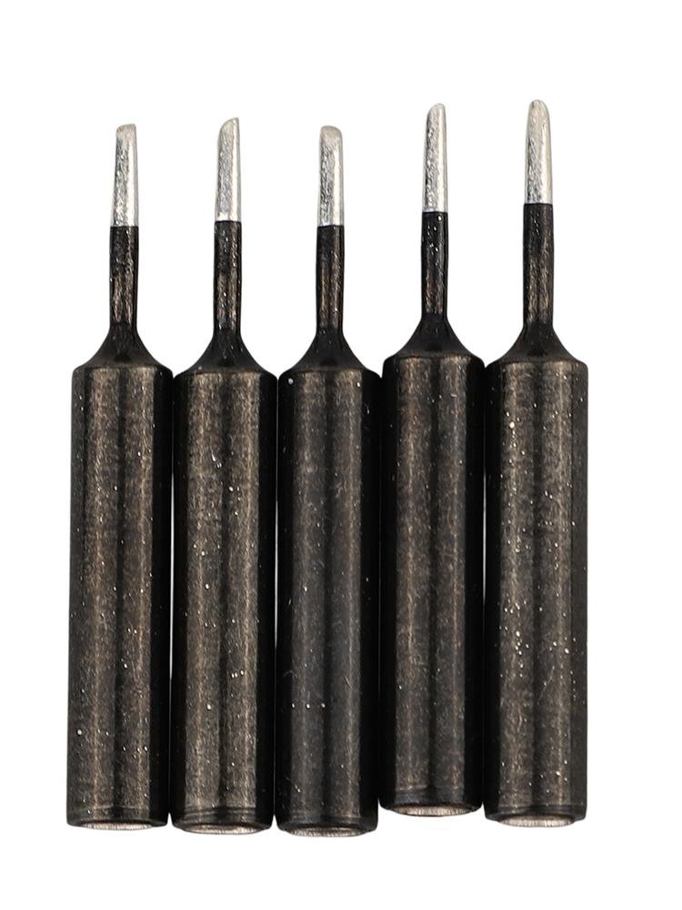 5pcs Soldering iron tip 900M-T Metal Black Solder Welding Tool Replacement