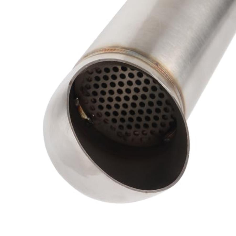 Motorcycle Stainless Steel Exhaust Muffler for Stock or Big Bore Applications Suitable for ATC70 Z50 Mini Bikes and Mini Trail