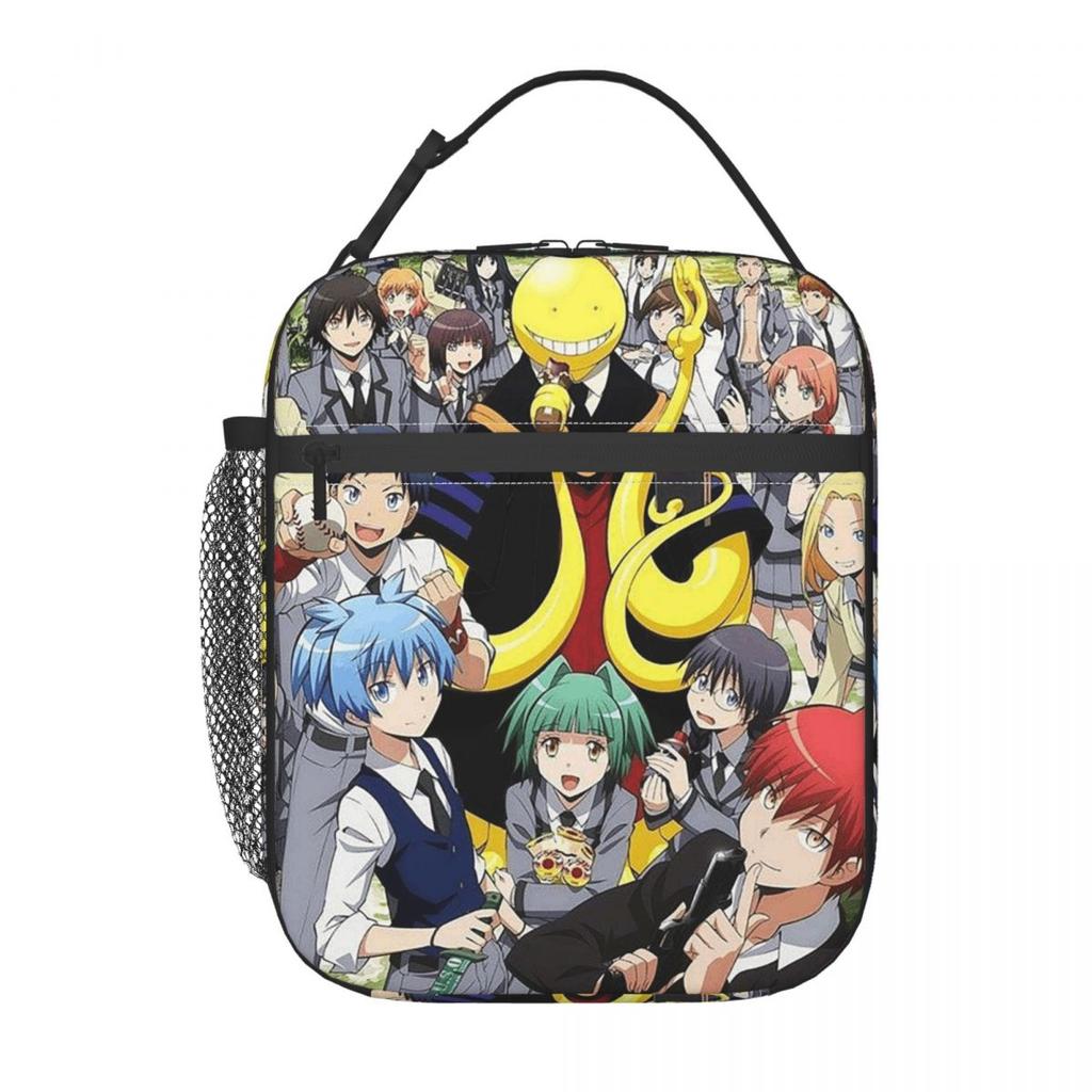 Assassination Classroom Octopus Koro Sensei Insulated Lunch Bag for Kids School Cooler Thermal Food Box Tote Lunch Boxes