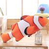 Adorable Cartoon Clownfish Plush Pillow – Stuffed Animal Toy for Kids, Creative Birthday Gift