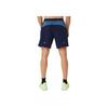 Asics Mens Fashion Comfortable Two-In-One Woven Breathable Sports Shorts Men shorts Dark-Blue 2031E777-402